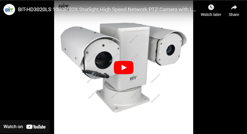 BIT-HD3020LS 1080P 32X Starlight High Speed Network PTZ Kamera mit Laser Illuminator